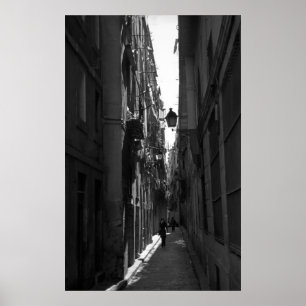 El Callejon Poster Print (Barcelona, Spanje)
