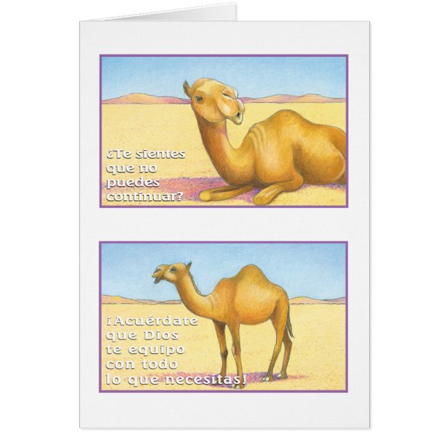 El Camello, tarjeta (Voorkant)