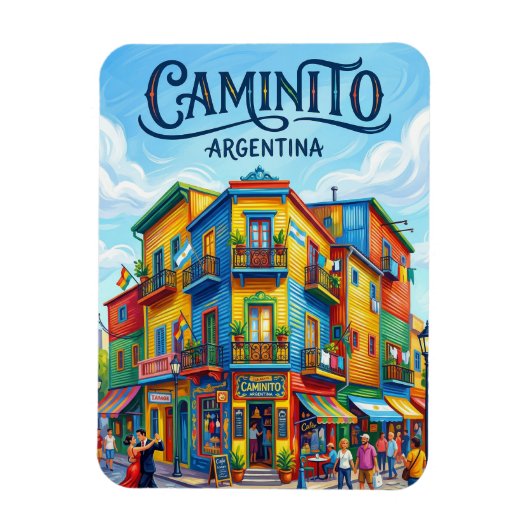 El Caminito Argentina Magneet (Verticaal)