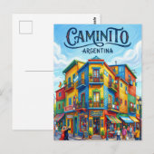 El Caminito Argentinië Briefkaart (Voorkant / Achterkant)