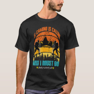 El Camino belt en ik moet naar Santiago Compos. T-shirt