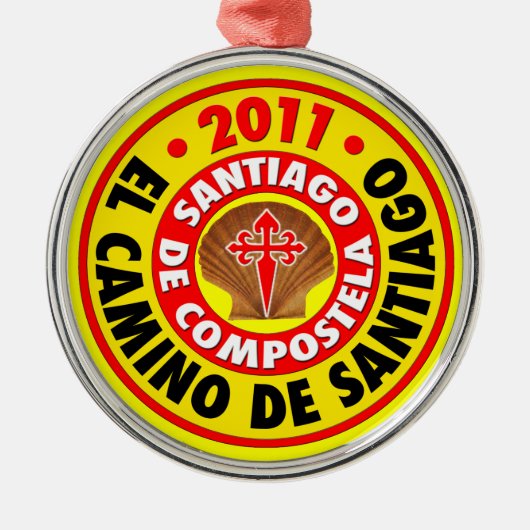 El Camino de Santiago 2011 Metalen Ornament (Voorkant)