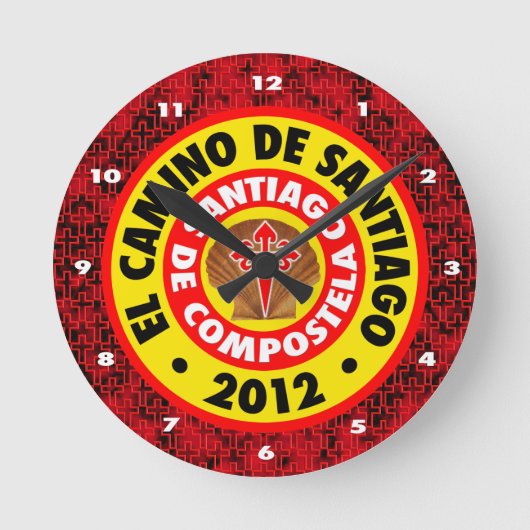 El Camino De Santiago 2012 Ronde Klok (Voorkant)