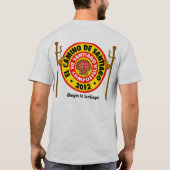 El Camino de Santiago 2012 T-shirt (Achterkant)