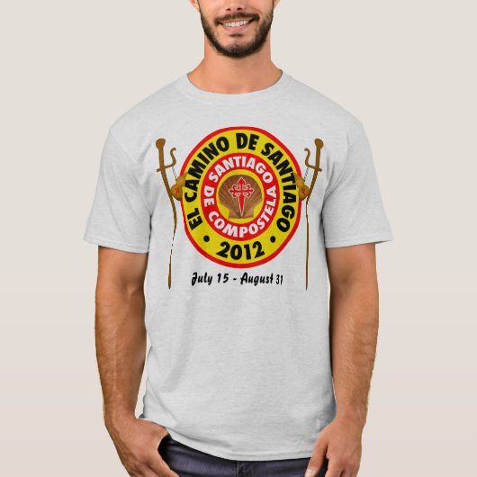 El Camino de Santiago 2012 T-shirt (Voorkant)