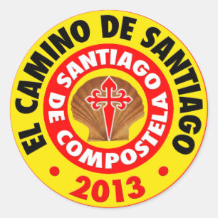 El Camino De Santiago 2013 Ronde Sticker