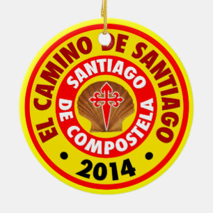 El Camino De Santiago 2014 Keramisch Ornament
