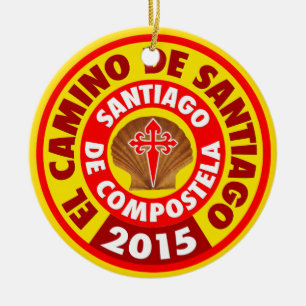 El Camino De Santiago 2015 Keramisch Ornament