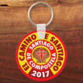 El Camino de Santiago 2017 Sleutelhanger (Voorkant)