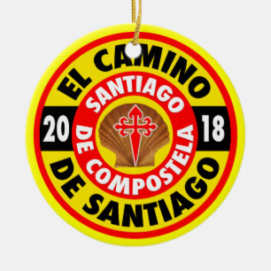 El Camino De Santiago 2018 Keramisch Ornament