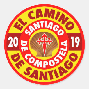 El Camino de Santiago 2019 Ronde Sticker