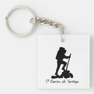 El Camino de Santiago Acryl Sleutelhanger