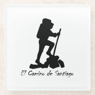 El Camino de Santiago - Bucket List Hike Glazen Onderzetter