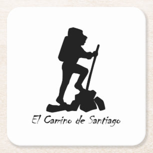 El Camino de Santiago - Bucket List Hike Kartonnen Onderzetters