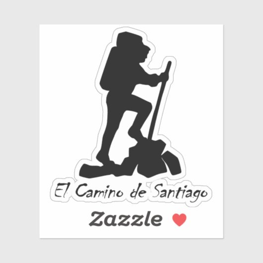 El Camino de Santiago - Bucket List Hike Sticker (Vel)