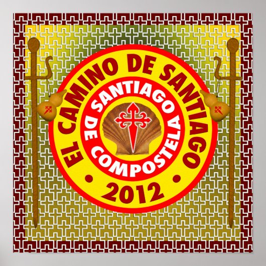El Camino de Santiago de Compostela Poster (Voorkant)