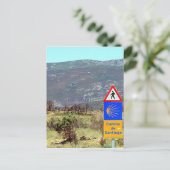 El Camino de Santiago de Compostela, Spanje Briefkaart (Staand voorkant)