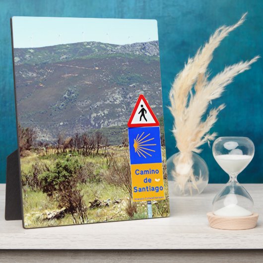 El Camino de Santiago de Compostela, Spanje Fotoplaat (Zijkant)