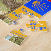 El Camino de Santiago de Compostela, Spanje Legpuzzel (Zijkant)