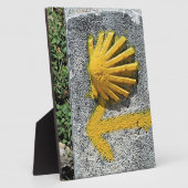 El Camino de Santiago de Compostela, Spanje, schel Fotoplaat (Zijkant)