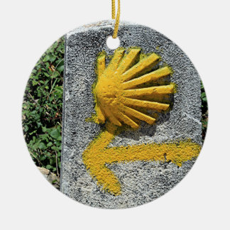 El Camino de Santiago de Compostela, Spanje, schel Keramisch Ornament