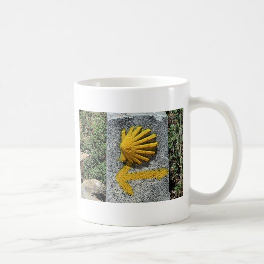 El Camino de Santiago de Compostela, Spanje, schel Koffiemok (Rechts)