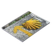 El Camino de Santiago de Compostela, Spanje, schel Notitieboek (Linkerzijde)