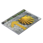 El Camino de Santiago de Compostela, Spanje, schel Notitieboek (Linkerzijde)