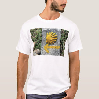 El Camino de Santiago de Compostela, Spanje, schel T-shirt