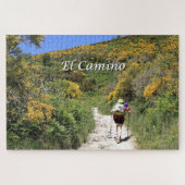El Camino de Santiago de Compostela, Spanje, spoor Legpuzzel (Horizontaal)