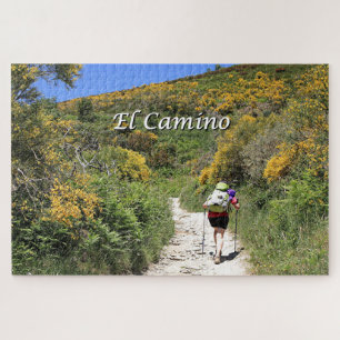 El Camino de Santiago de Compostela, Spanje, spoor Legpuzzel