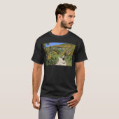 El Camino de Santiago de Compostela, Spanje, spoor T-shirt (Voorkant volledig)