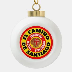 El Camino De Santiago Keramische Bal Ornament