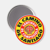 El Camino De Santiago Magneet (Voorkant / Achterkant)