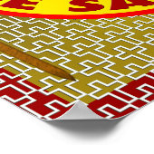 El Camino De Santiago Poster (Hoek)