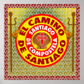 El Camino De Santiago Poster (Voorkant)