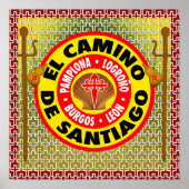 El Camino De Santiago Poster (Voorkant)