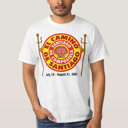El Camino De Santiago T-shirt (Voorkant)