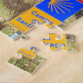El Camino de Santiago (titel) Legpuzzel (Zijkant)