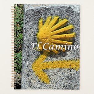 El Camino: markering van schaal en pijl, Spanje Planner
