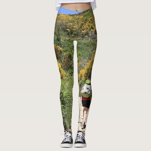 El Camino, Molinaseca tot O'Cebreiro, Spanje Leggings (Voorkant)