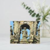 El Camino: Santiago de Compostela Cathedral, Spanj Briefkaart (Staand voorkant)