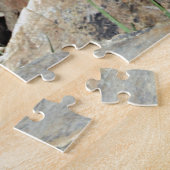 El Camino schelp en pijltje, Spanje Legpuzzel (Zijkant)