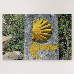 El Camino schelp en pijltje, Spanje Legpuzzel