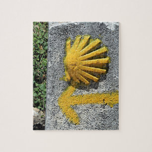 El Camino schelp en pijltje, Spanje Legpuzzel