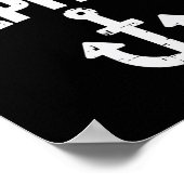 El Capitan Anchor Boat Owner Captain Yacht Ship Cr Poster (Hoek)