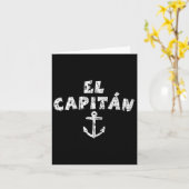 El Capitan Anchor ( Wit Links) Ankerboot Kaart (Gele Bloem)