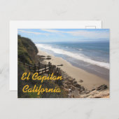 El Capitan Beach, California Briefkaart (Voorkant / Achterkant)