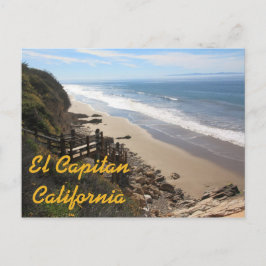 El Capitan Beach, California Briefkaart