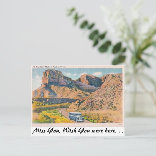 El Capitan Briefkaart (Staand voorkant)